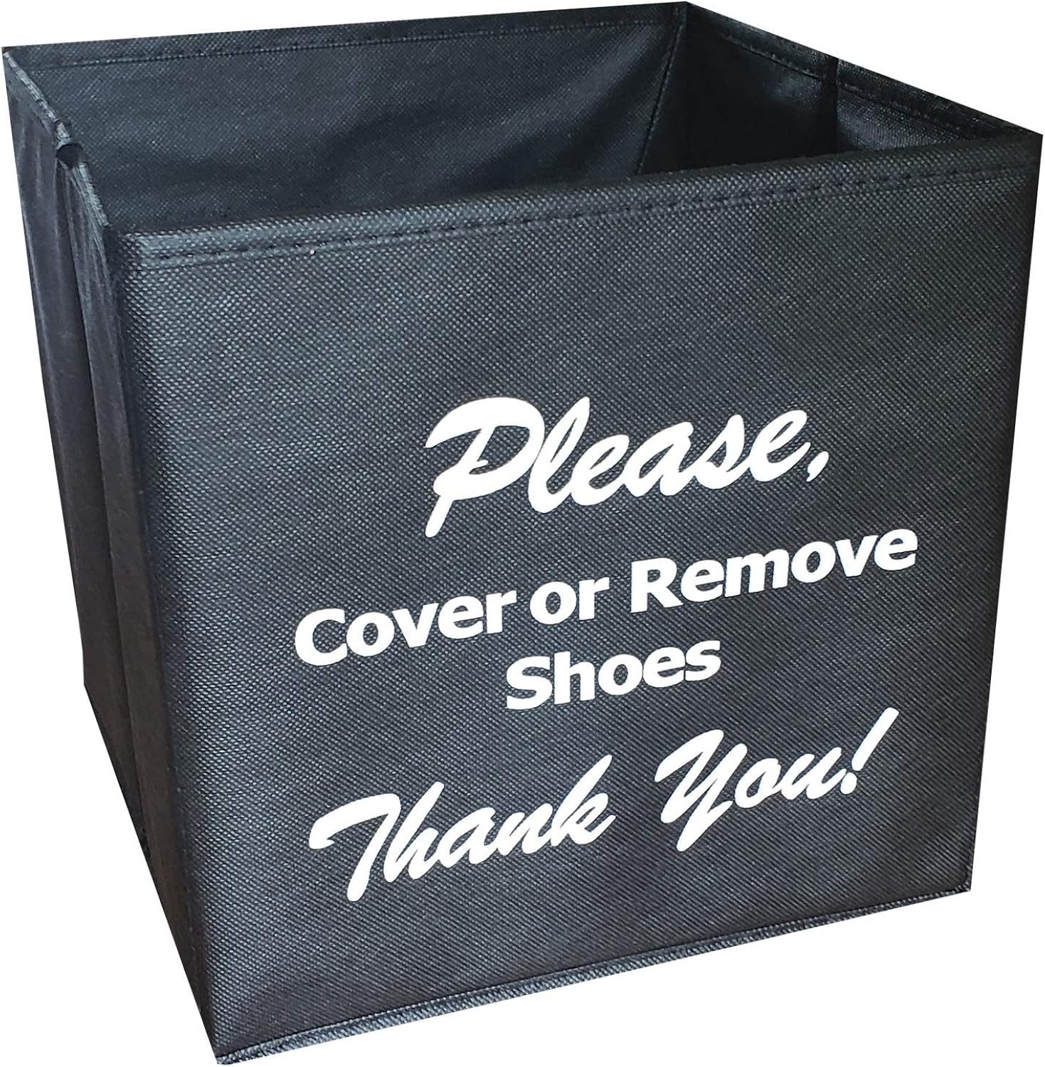 Alexi Ricci Black Bootie Box, Collapsible Shoe Cover Box