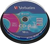 Verbatim CD-R 8cm DataLife Colour 24x Speed 10 Pack Spindle Data Disc view 1