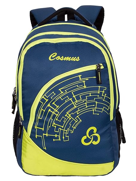 Cosmus Polyester 40Litres Navy Blue School Backpack