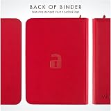 Vault X 4 Pocket Trading Card Zip Binder Red 160 Cards Exo-Tec view 9