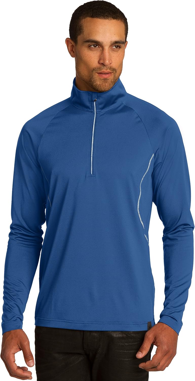 OGIO - Mens Leveler Quarter Zip Pullover, Blue Steel, Large at Amazon Menâs Clothing store