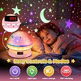 DQMOON Star Projector Night Light for Kids, Timer & Remote Control, 360° view 4