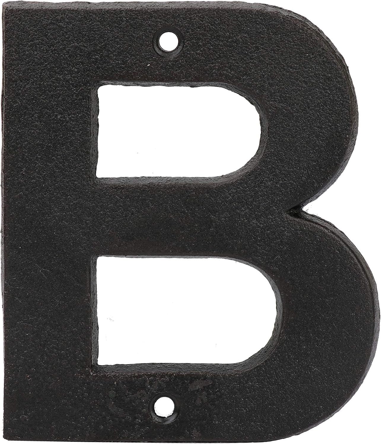 Cast Iron House & Door Numbers 0-9, A-E - Available in Black and Brown (B, Black)