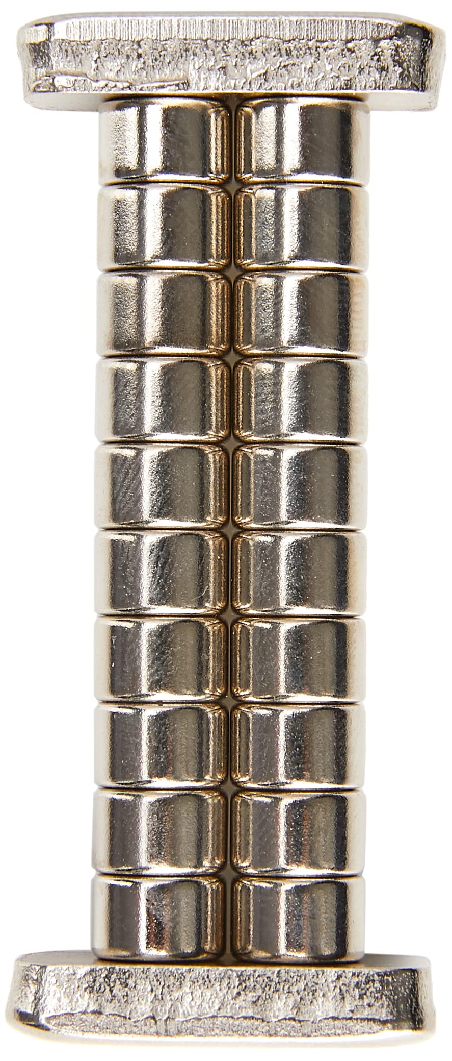 N42 Neodymium Magnet for Arts, Crafts, Model Making, DIY, Hobbies, Office and Home - 8mm dia x 5mm thick - 1.9kg Pull - Pack of 20