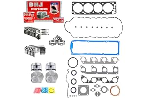 DNJ EK448 Engine Rebuild Kit for 1995-1997 Ford Mazda B2300 Ranger 2.3L L4 8V SOHC 140cid