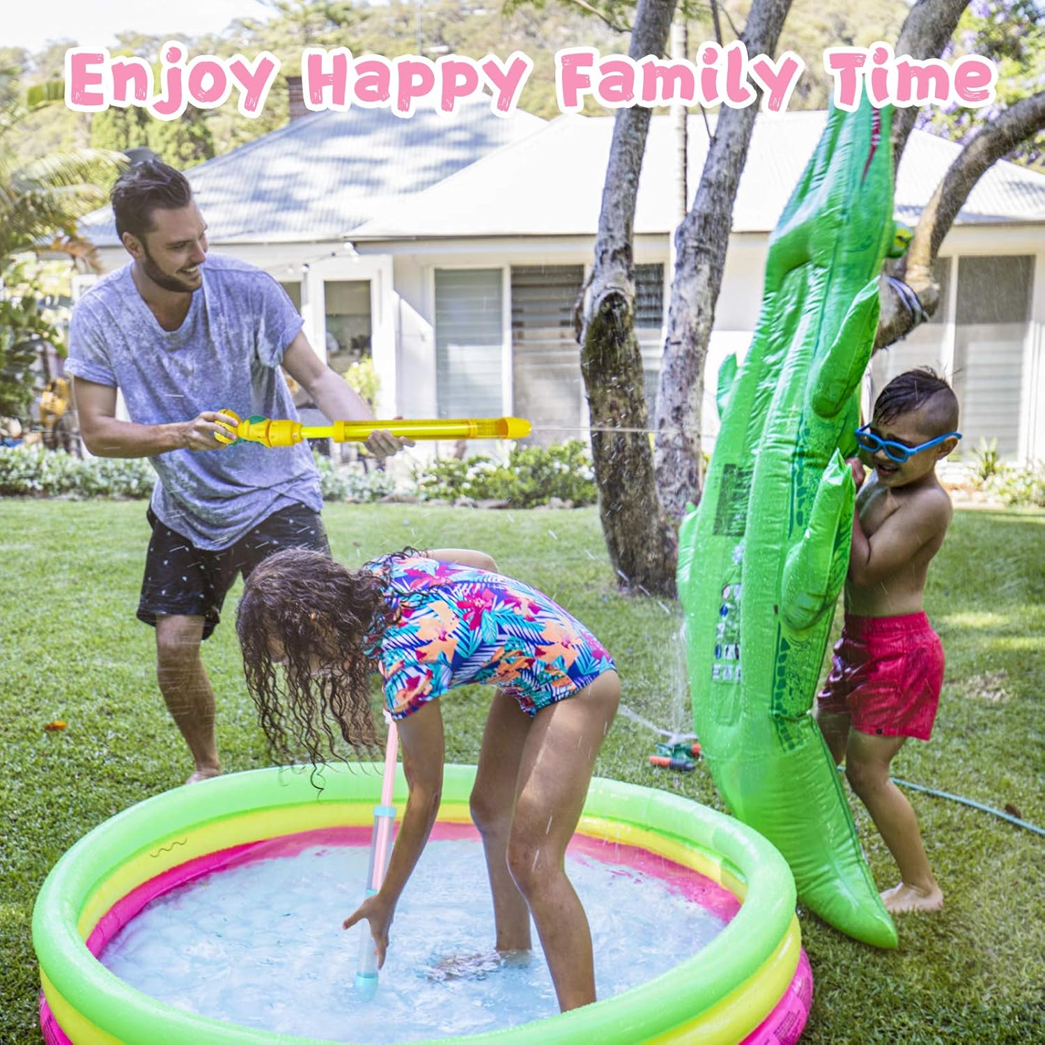 Tagitary Water Guns,Squirt Gun 6 Pack Water Blaster Guns Set ,Soaker Gun Water Toys for Kid&Adult Summer Swimming Pool Beach Sand Outdoor Water Activity Fighting Play Toy: Toys & Games