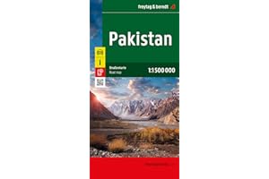 Pakistan Road Map 1:1,500,000 scale