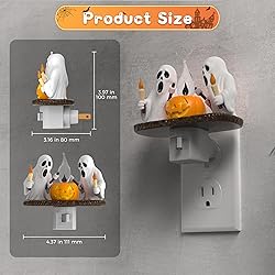 L LOHAS LED Halloween Night Light,Ghost Campfire