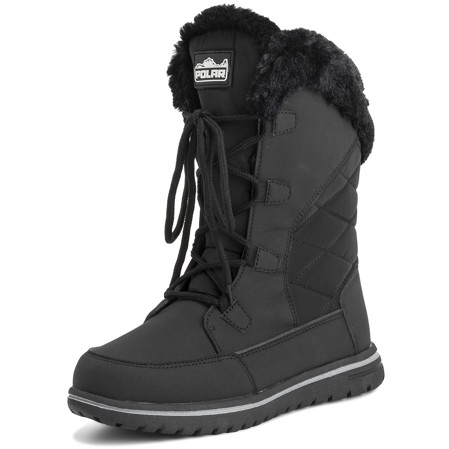 black duck boots with fur