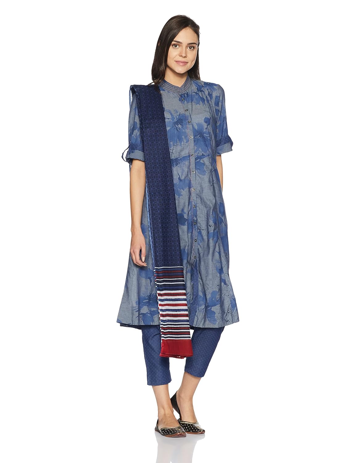 biba women's anarkali salwar suit