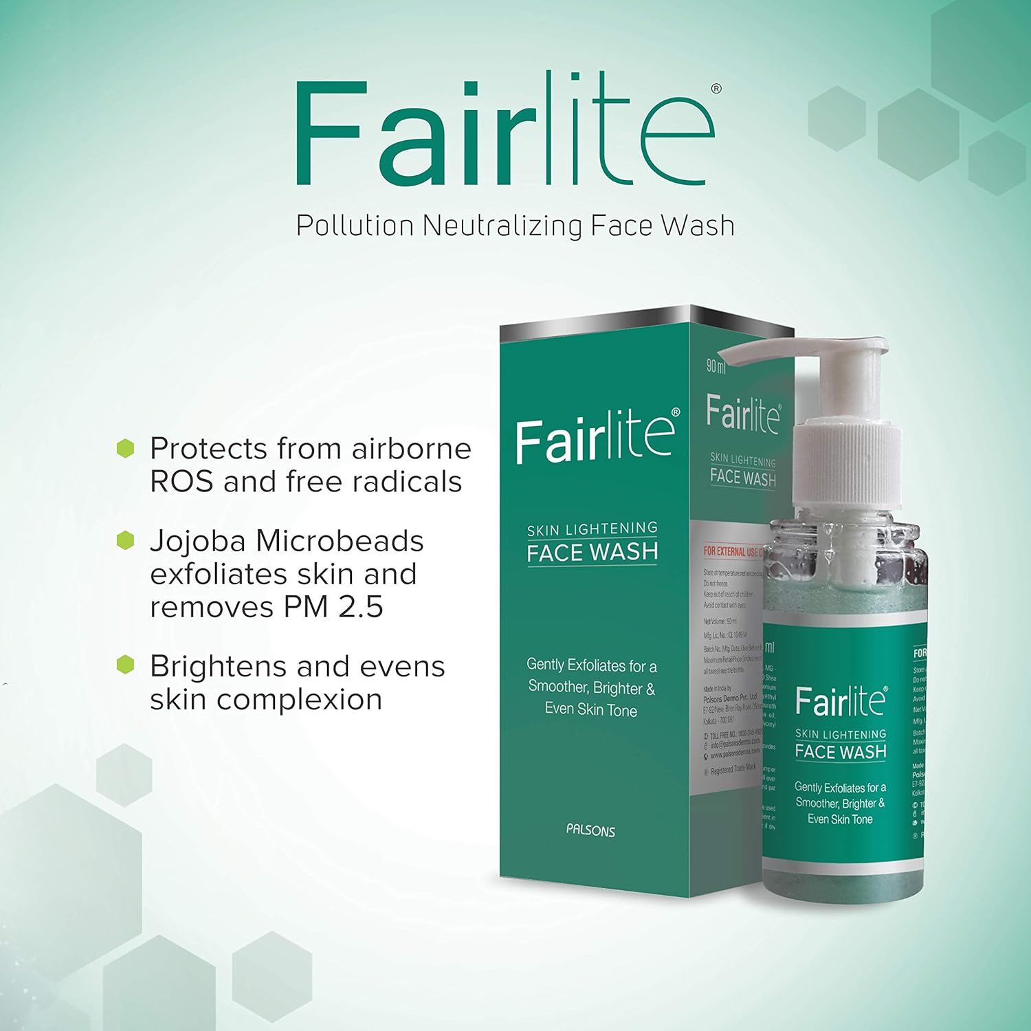 fairlite cream face wash