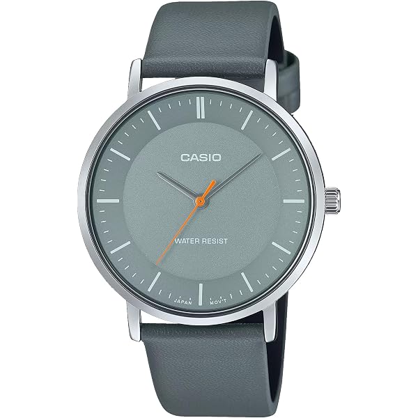Casio MTP-VT03D-1B – Orologio Uomo Analogico, Acciaio, Quadrante Concavo Nero, Minimal, 40 Mm - 2