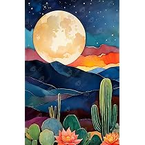 DIAMOND ART CLUB Kit de pintura de diamante Night in New Mexico