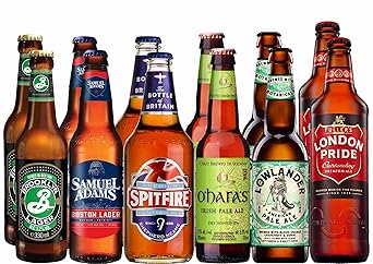 Bier-Paket Prinz Harry & Meghan Markle mit 12 Bieren: Brooklyn Brewery Lager + Samuel Adams Boston Lager + Fuller's London Pr