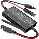 SUNAPEX MPPT Solar Charge Controller 12V 10A for LiFePO4 AGM Gel Batteries | Type-C &amp; USB Output | LCD Voltage &amp; Current Display | LED Charging Status | Smart Battery Protection | Zero Battery Drain