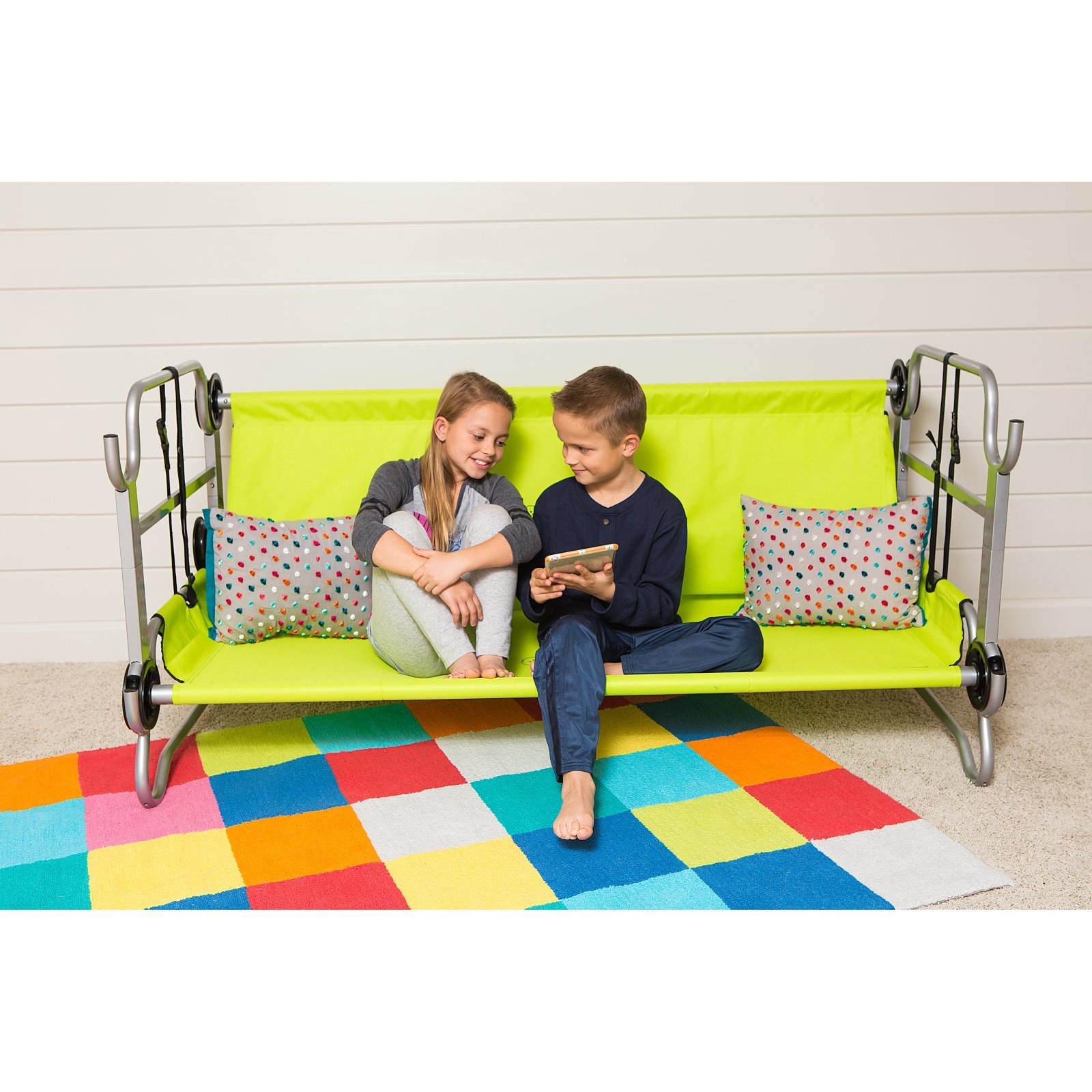 DiscOBed Youth KidOBunk with Organizers Missouri Float Trips