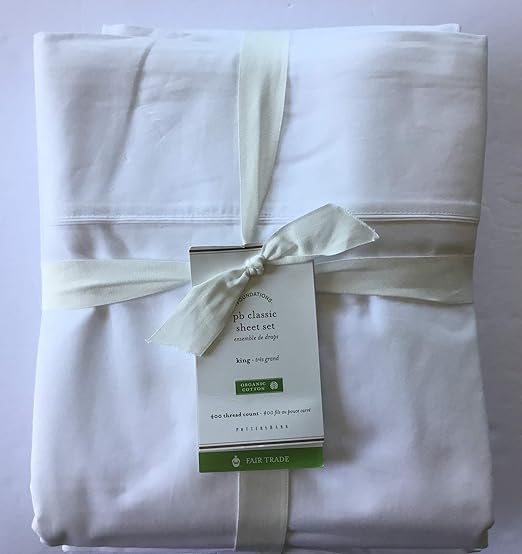Amazon Com Pottery Barn Classic 400 Thread Count Sheet Set King