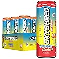 EHP Labs OxyShred Healthy Energy Drink - Zero Sugar Energy Drinks with Amino Acids, Green Tea Extract, Vitamin C & L Carnitine - Zero Carbs, Zero Calories, Clean Caffeine, Gummy Snake (12-Pack)
