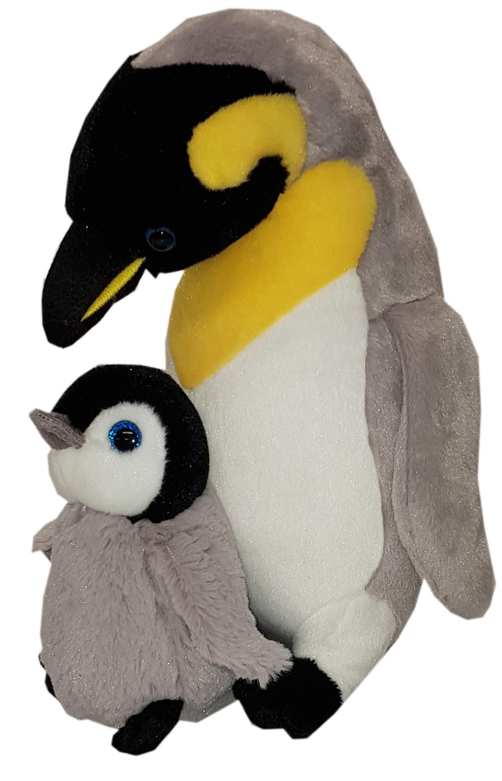 Heunec 501270 Misanimo Penguin with Baby, Multi-Coloured
