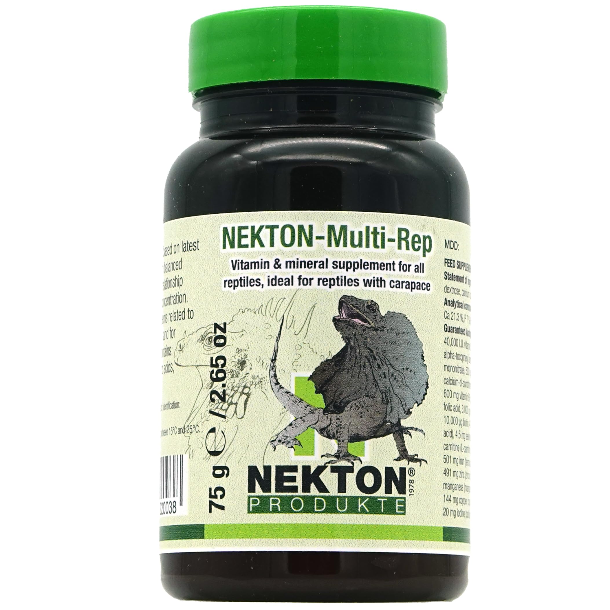 NEKTON -Multi-Rep | Feed Supplement for Reptiles, Especially Ideal for Tank Carriers (75g)