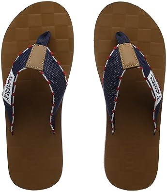Hilfiger Denim Herren Tj Leather Footbed Beach Sandal Zehentrenner