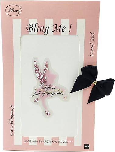 Amazon Co Jp ディズニーキャラクターシリーズ シルエットティンカーベル デコレーションシール Pk スワロフスキー R エレメント ホビー