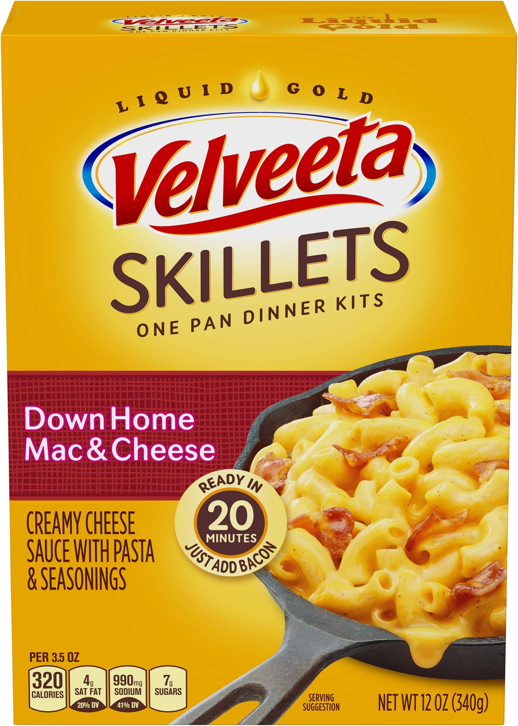 Velveeta Skillets Mac & Cheese Dinner Kit (12.7oz Box)