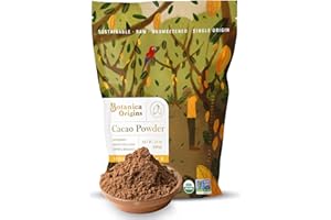 BOTANICA ORIGINS Botanica Cacao Powder, 24 oz | Low Cadmium | Organic | Raw | Unsweetened | Vegan, Keto and Paleo Friendly