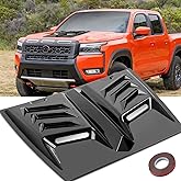 DREAMOTOR Hood Scoops for Cars, Universal Hood Scoop Vents for Trucks | Automotive Hood Scoops Compatible with Dodge Ram 1500 2500 F150 F250 Toyota Tundra GMC Sierra 1500 2500 Jeep Wrangler