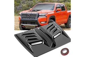 DREAMOTOR Hood Scoops For Cars, Universal Hood Scoop Hood Vents, Automotive Hood Scoops for Trucks Compatible with F150 F250 F350 Dodge Ram 1500 2500 Toyota Tundra GMC Sierra 1500 2500 Jeep Wrangler