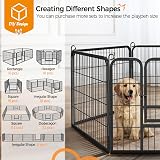 Yaheetech 6 Panel Dog Playpen 60 cm Tall Heavy Duty Metal Fence Indoor Outdoor view 4