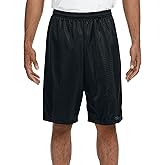 Hat and Beyond Mens Lightweight Basic Mesh Solid Basketball Jersey Workout Fitness Gym Shorts