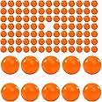 Lambid 100 X 68 Cal. Hard Nylon Projectiles 68 Caliber Plastic Paintball Ammo Kinetic Rounds Fit for Byrna SD, Salt Supply S2 and T4E HDR Non Lethal Rubber Ball for Target Practice and Home Defense