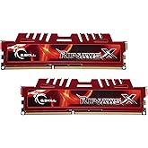 G.SKILL RipjawsX Series (Intel XMP) DDR3 RAM 16GB (2x8GB) 1600MT/s CL10-10-10-30 1.50V Desktop Computer Memory UDIMM (F3-1280