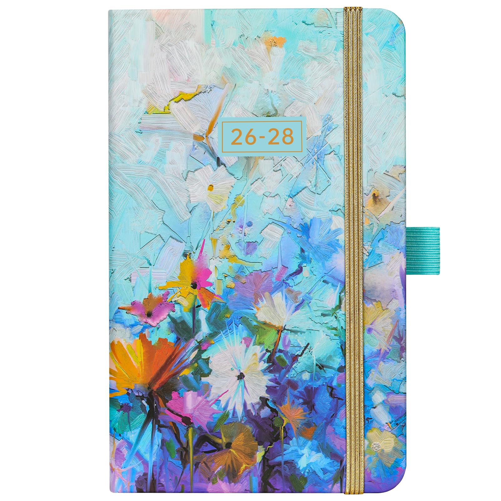 Photo 1 of 2026-2028 Pocket Planner/Calendar - 3 Year Monthly Planner 2026-2028, Jan 2026 - Dec 2028, 6.3" x 3.8", 60 Notes Pages, Inner Pocket, Pen Loop, Elastic Closure, Perfect Organizer for Purse