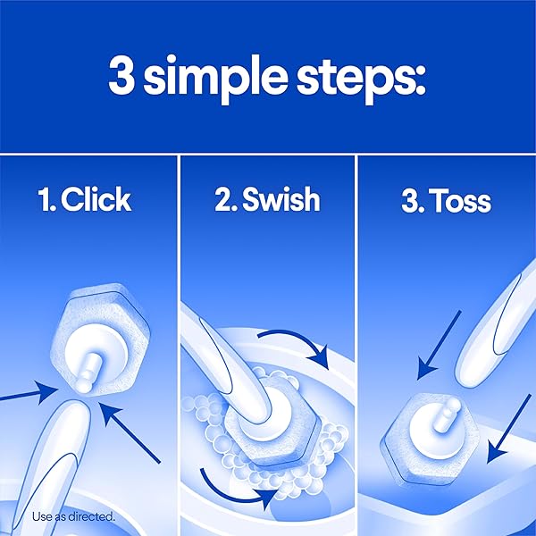 CLOROX TOILETWAND TOILET CLEANER REFILLS, TOILET BRUSH, ORIGINAL, 10 COUNT