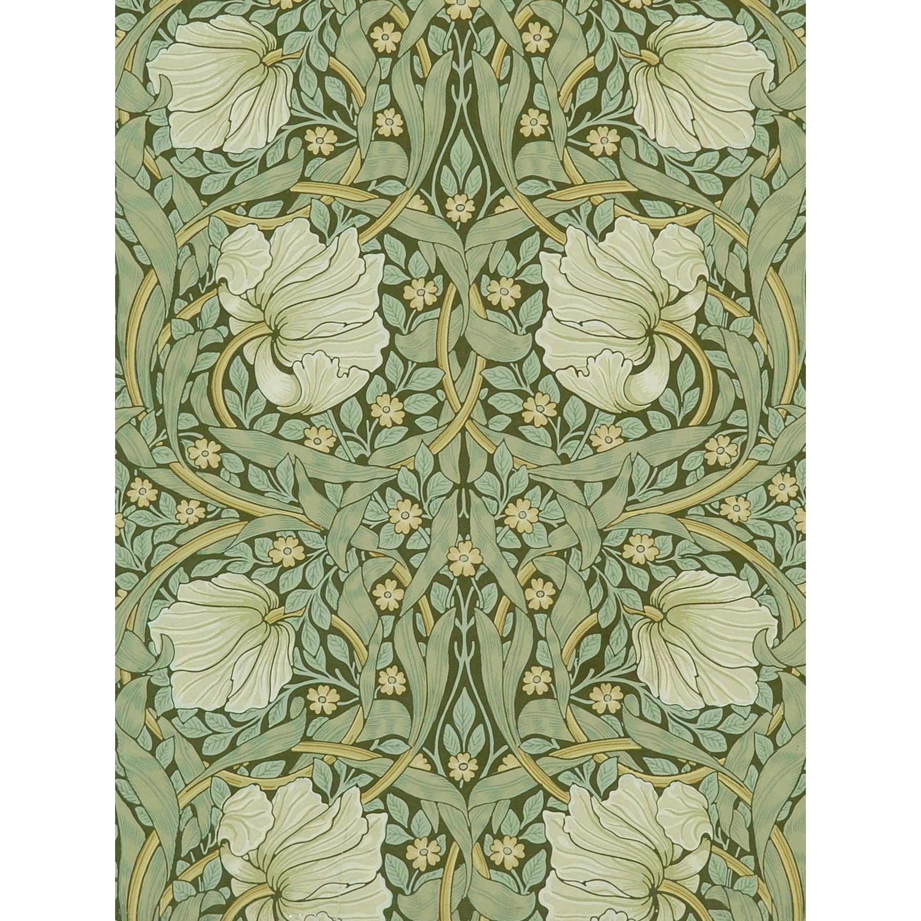 William Morris Pimpernel Arts Craft Pattern Design Large Wall Art Poster Print Thick Paper 18X24 Inch