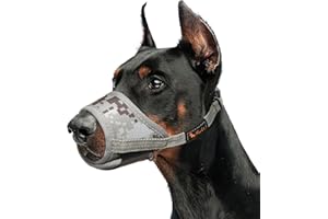 HEELE Dog Muzzle, Soft Tactical Camouflage Dog Muzzle for Small Medium Large Dogs, Breathable Muzzle to Prevent Biting, Chewing, and Barkink, Perfect for Vet Visit, Training