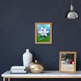 Americanflat A5 Photo Frame Dark Oak Engineered Wood Shatter Glass view 9