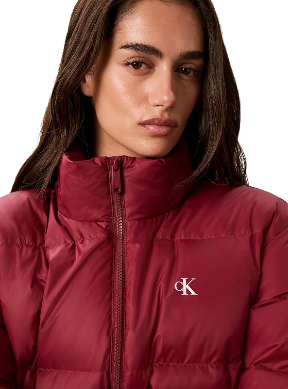 Donne Essential Mw Short Down Puffer LV047H500G Giacche, ROSSO (Rododendro), M