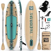 11’2 BAMBOO SUP - stand up paddle board Sunny King 11'6