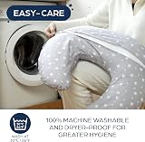 Niimo Nursing Pillow 100% Cotton Cover Ergonomic Baby Feeding Pillow view 7