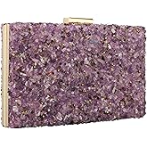 Acrylic Handbags for Women Perspex Geometric Evening Clutch Bag Elegant Purses Box Crossbody Bag for Wedding Banquet Prom