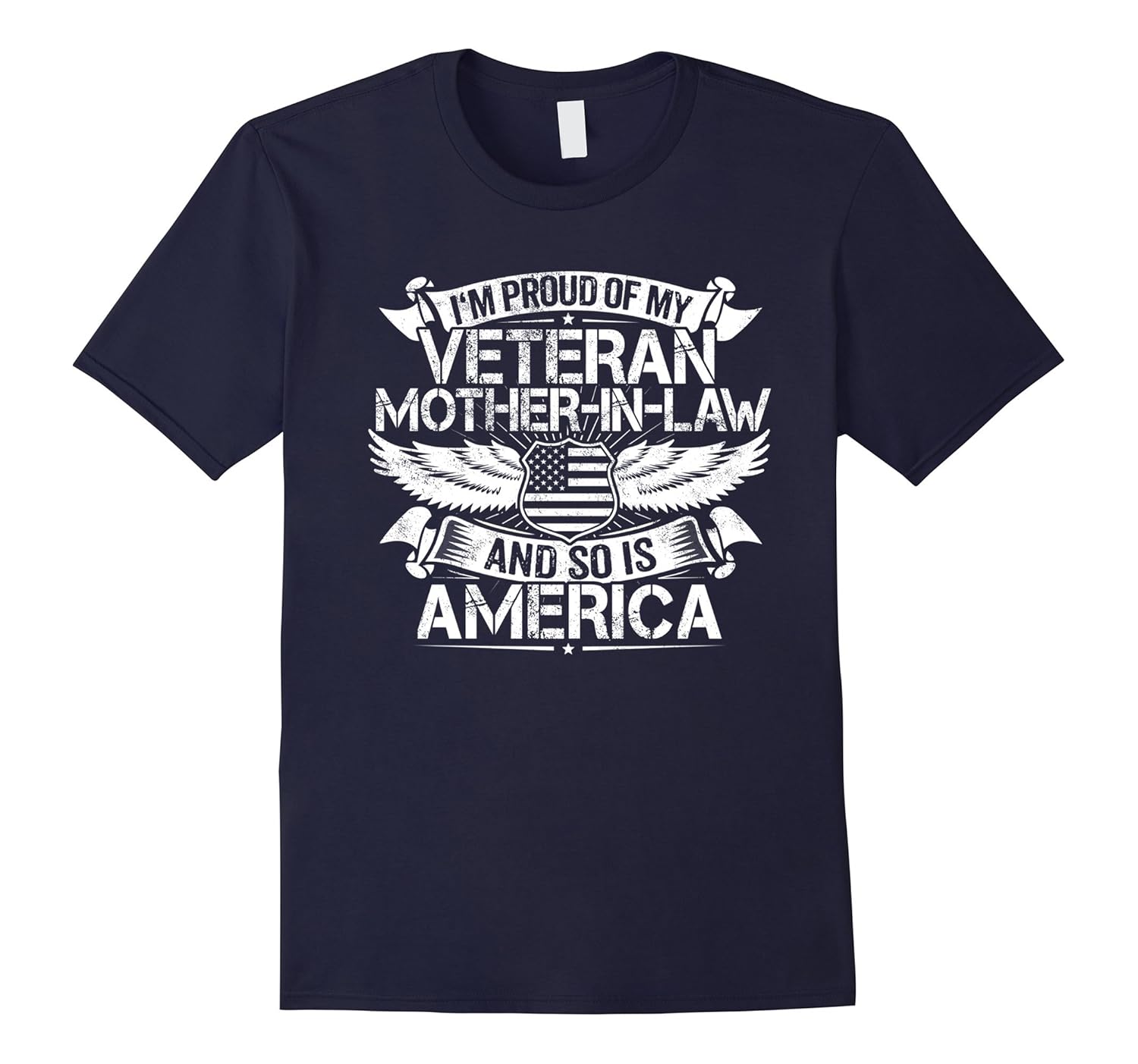 Veteran Mother-In-Law Support - Proud Family Military Shirt-Rose