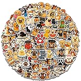 AOWDIAO 300 Pcs Cute Dog Stickers – Waterproof Glossy Vinyl – 20+ Puppy Breeds – Fun for Kids & Adults, Ideal for Water Bottles, Scrapbooking & Gifts