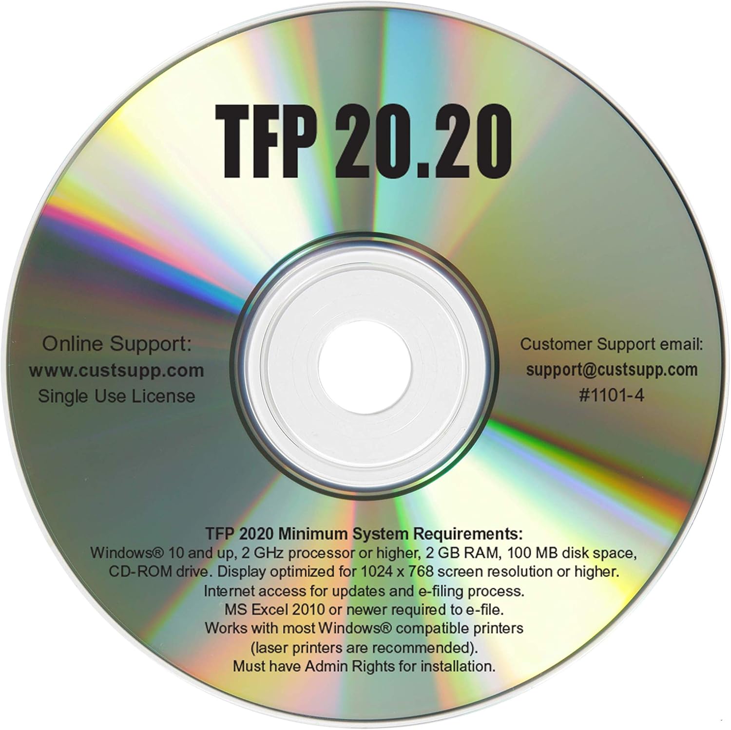 TFP 2020 Software for Tax Form Filling, Printing, and Filing, CD-ROM Designed for Windows Computers and Small Business Use, Compatible with 2020 Tax Forms : Office Products