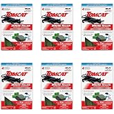 Tomcat Mouse Bait Station, 6 Packages Each with 1 Station &amp; 4 Bait Blocks | Tomcat Mouse Killer, Child Resistant, Refillable Station - Tamper-Resistant Indoor Bait Station with Clear Monitoring Window