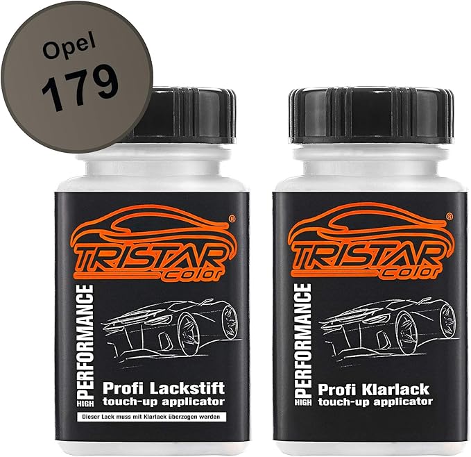 Tristarcolor Autolack Lackstift Set Fur Opel 179 Silver Lake Metallic Silbersee Metallic Basislack Klarlack Je 50ml Amazon De Auto