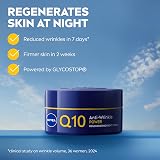 NIVEA Q10 Anti-Wrinkle Night Cream 50ml Regenerating Firming Moisturiser view 2