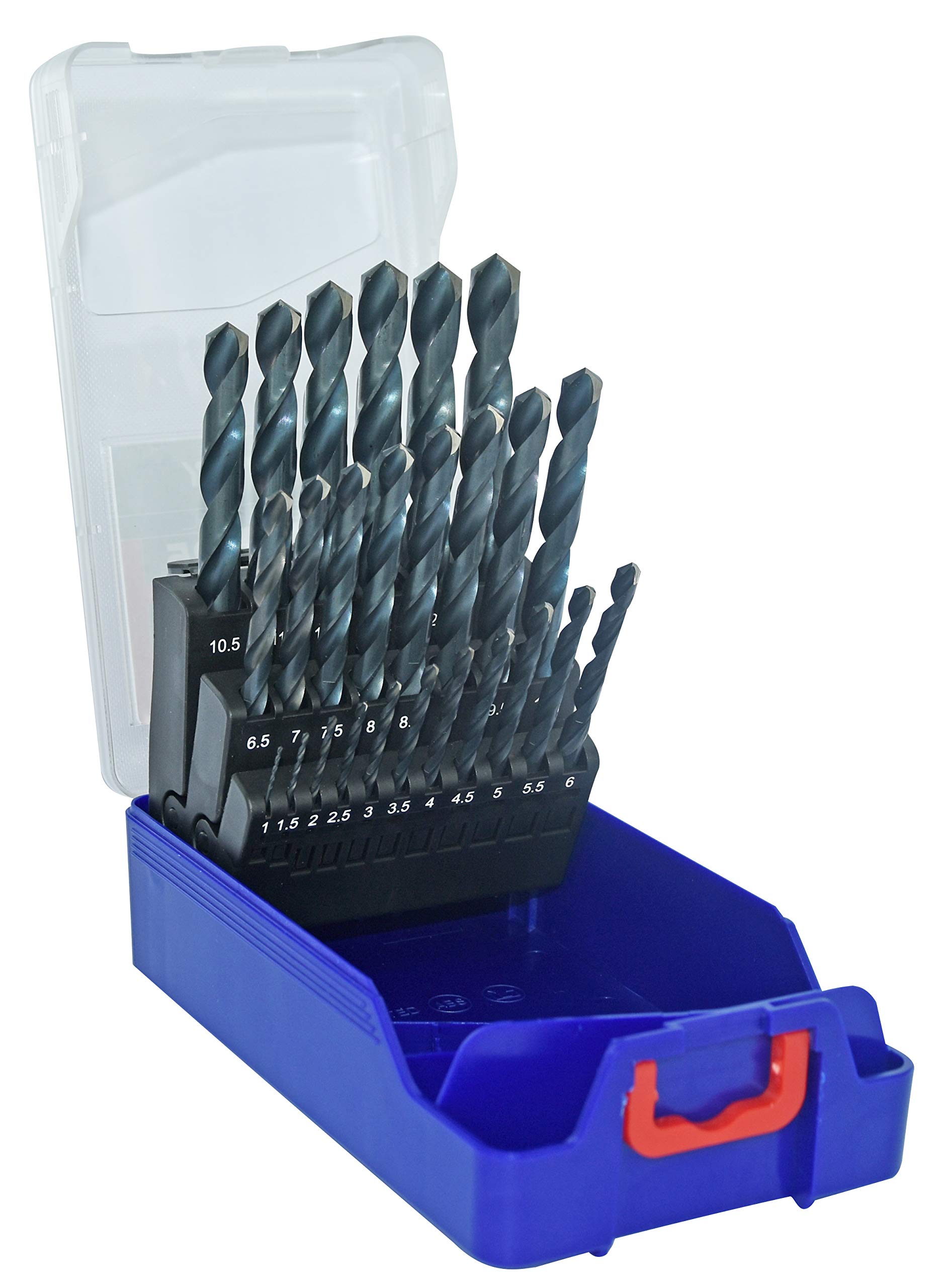 Tivoly 11453070017 Full Ground HSS Drill Bit Cylindrical Series Short, 1 – 13 x 0.5, Pack of 25 Pieces